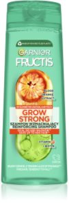 Garnier Grow Strong Energiat andev šampoon õhukestele juustele 400 ml