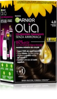 Garnier Olia tinte permanente para cabello tono 4.0 Castano Scuro 1 ud