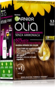 Garnier Olia tinta permanente per capelli colore 5.3 Castano Dorato 1 pz