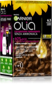 Garnier Olia tinta permanente per capelli colore 6.3 Castano Chiaro Dorato 1 pz
