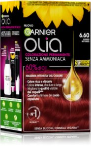 Garnier Olia tinta permanente per capelli colore 6.60 Rosso Intenso 1 pz