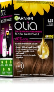 Garnier Olia tinte permanente para cabello tono 6.35 Castano Chiaro Cioccolato 1 ud