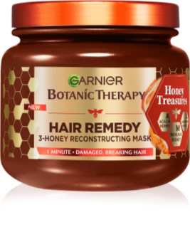 Garnier Ultra Doux Honey Treasures masca pentru regenerare pentru par deteriorat 340 ml