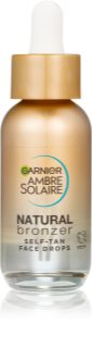Garnier Ambre Solaire Natural Bronzer gouttes auto-bronzantes visage 30 ml