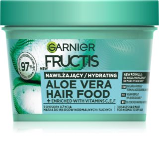 Garnier Fructis Aloe Vera Hair Food Fugtighedsmaske Fra normalt til tørt hår 400 ml