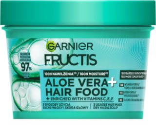 Garnier Fructis Aloe Vera Hair Food зволожуюча маска для нормального та сухого волосся 400 мл