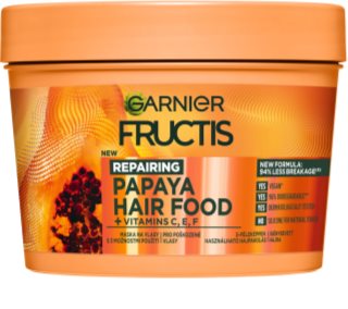 Garnier Fructis Papaya Hair Food masque rénovateur pour cheveux abîmés 400 ml