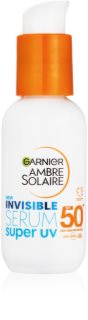 Garnier Ambre Solaire Super UV легка сироватка з високим ступенем UV захисту SPF 50+ 30 мл