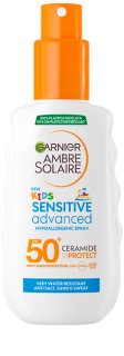 Garnier Ambre Solaire Kids Sensitive crema protettiva per bambini con ceramidi SPF 50+ 150 ml