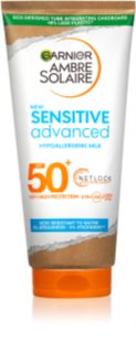 Garnier Ambre Solaire Sensitive Advanced mlijeko za sunčanje za osjetljivu kožu SPF 50+ 175 ml