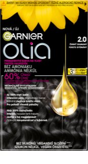 Garnier Olia Big Kit tartós hajfesték árnyalat 2.0 Black Diamond