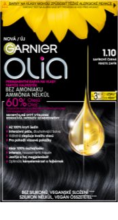 Garnier Olia Big Kit tartós hajfesték árnyalat 1.10 Black Sapphire