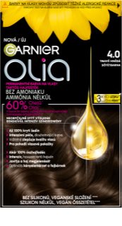 Garnier Olia Big Kit tartós hajfesték árnyalat 4.0 Dark Brown 1 db