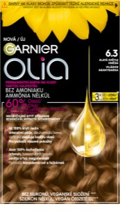 Garnier Olia Big Kit tartós hajfesték árnyalat 6.3 Gold Light Brown