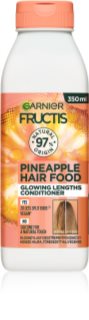 Garnier Fructis Pineapple Hair Food rozjasňující kondicionér pro dlouhé vlasy 350 ml