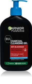 Garnier Pure Active Charcoal gel de curatare facial cu cărbune activ