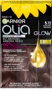 Garnier Olia Big Kit permanentna barva za lase odtenek 5.12 Iridescent Brown 1 kos