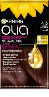 Garnier Olia Big Kit permanentná farba na vlasy odtieň 4.15 Mroźna Czekolada 1 ks