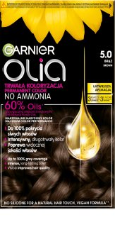 Garnier Olia Big Kit permanentná farba na vlasy odtieň 5.0 Brąz 1 ks