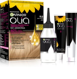 Garnier Olia Big Kit trwała farba do włosów odcień 9.0 Jasny Blond 1 szt.