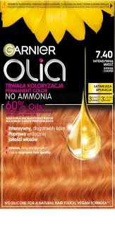 Garnier Olia Big Kit permanentná farba na vlasy odtieň 7.40 Intensywna Mied 1 ks