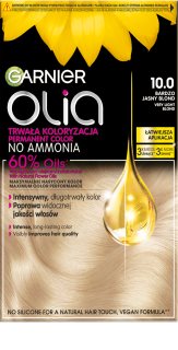 Garnier Olia Big Kit tartós hajfesték árnyalat 10.0 Very Light Blon 1 db