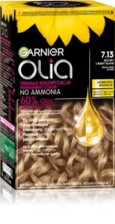Garnier Olia Big Kit trwała farba do włosów odcień 7.13 Beige Dark Blond 1 szt.