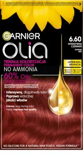 Garnier Olia Big Kit ilgalaikiai plaukų dažai atspalvis 6.6 Intensywna Czerwień 1 vnt.