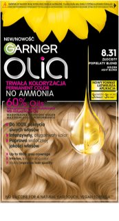 Garnier Olia Big Kit tartós hajfesték árnyalat 8.31 Golden Ashy Blond 1 db