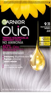 Garnier Olia Big Kit permanentná farba na vlasy odtieň 9.11 Przydymiony Srebrny 1 ks