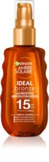 Garnier Ambre Solaire Ideal Bronze aceite nutritivo y bronceador SPF 15 150 ml