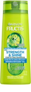 Garnier Fructis Strength & Shine Shampoo for hair strengthening and shine