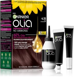 Garnier Olia Big Kit Culoare permanenta pentru par culoare 4.15 Iced Chocolate 1 buc