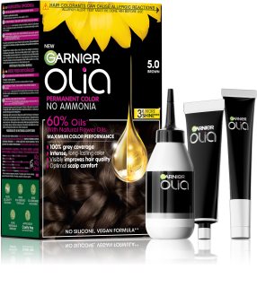 Garnier Olia Big Kit Culoare permanenta pentru par culoare 5.0 Brown 1 buc