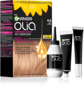 Garnier Olia Big Kit Culoare permanenta pentru par culoare 9.0 Light Blond 1 buc