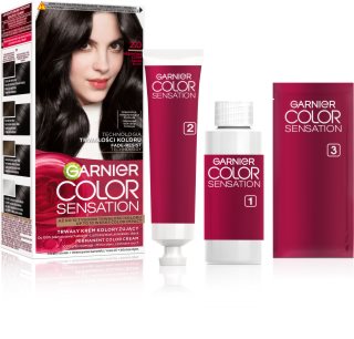 Garnier Color Sensation farba do włosów odcień 2.0 Hebanowa Czerń 1 szt.
