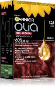 Garnier Olia tinta permanente per capelli colore 7.25 Russo Rubino 1 pz