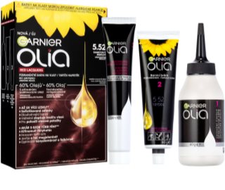Garnier Olia Big Kit tinte permanente para cabello tono 5.52 Glassy Merlot 1 ud