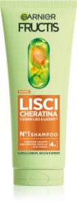 Garnier Fructis Lisci Cheratina shampoo nutriente per capelli brillanti e morbidi 200 ml