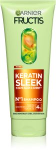 Garnier Fructis Keratin Sleek sampon száraz és gyenge hajra 200 ml