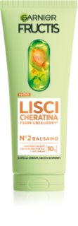 Garnier Fructis Lisci Cheratina balsamo nutriente per capelli più forti e luminosi 200 ml