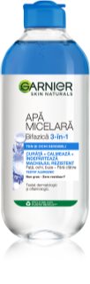 Garnier Skin Naturals apă micelară pentru îngrijirea ochilor foarte sensibili, cu lentile de contact 400 ml