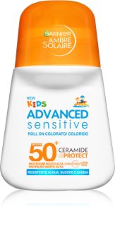 Garnier Ambre Solaire Advanced Sensitive Kids roll-on solare SPF 50+ 50 ml
