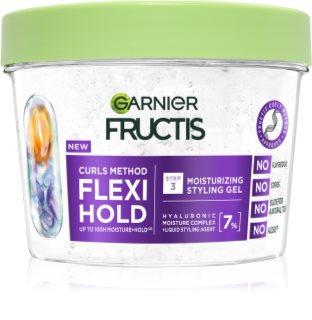 Garnier Fructis Flexi Hold gel modellante per capelli mossi e ricci 370 ml