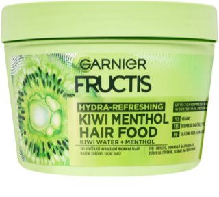 Garnier Fructis 3 in 1 masque hydratant rafraîchissant pour cheveux avec parfums 400 ml
