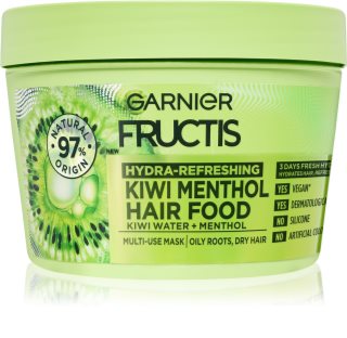 Garnier Fructis Hydra-refreshing ενυδατική μάσκα για τα μαλλιά 3 σε 1 390 ml