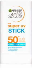 Garnier Ambre Solaire Super UV Stick trattamento protettivo contro i raggi solari in stick SPF 50+ 1 pz