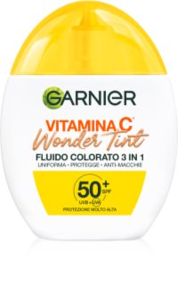 Garnier Vitamin C Wonder Tint loción ligera con color SPF 50+