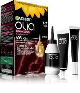 Garnier Olia Big Kit μόνιμη βαφή μαλλιών απόχρωση 5.52 1 τμχ