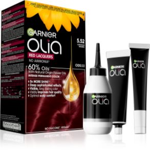 Garnier Olia Big Kit Culoare permanenta pentru par culoare 5.52 Luscious Malbec 1 buc